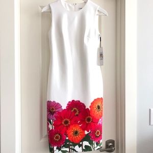 Calvin Klein Floral Print Dress